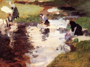 Washerwomen — John Singer Sargent
