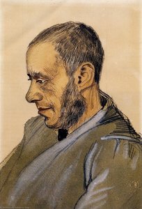 Portrait Of Boekverkoper Blok — Vincent Willem Van Gogh, Post-impressionism