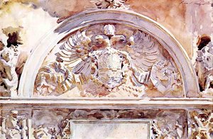 Wappenschild Karls V. — John Singer Sargent