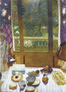 Dining Room Overlooking The Garden — Pierre Bonnard