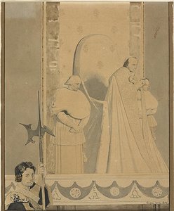 Pope Pius Vii Officiating At St. Peter — Jean-auguste-dominique Ingres