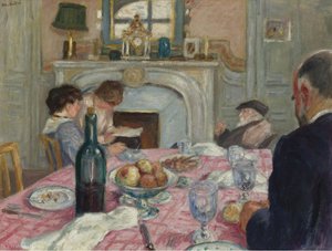 After Breakfast in Renoir`s House, (1917)