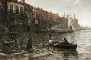 Limehouse Hole — Charles Napier Hemy