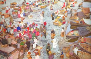 Near The Bank Of River Pskova — Konstantin Yuon