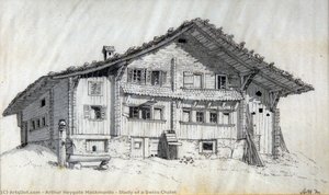 Study Of A Swiss Chalet — Arthur Heygate Mackmurdo