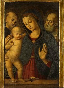 Vierge à l'Enfant avec deux saints