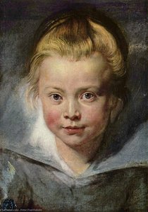 Head Of A Girl — Peter Paul Rubens, Baroque