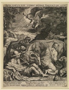 Annunciation To The Shepherds — Jacopo Bassano (jacopo Da Ponte), Baroque