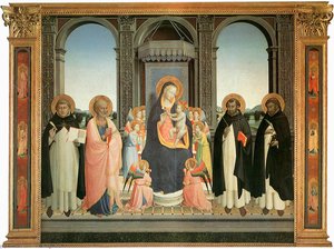 San Domenico Altarpiece — Fra Angelico, Renaissance