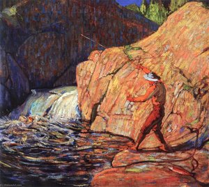 The Fisherman — Tom Thomson, Impressionism