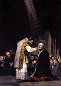 Die letzte Kommunion des Heiligen Joseph Calasanz