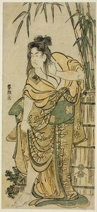 The Actor Ichikawa Komazo As A Woman With Dishevelled Hair — Katsushika Hokusai