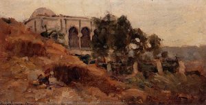 Moorish House In Algiers — Albert-charles Lebourg