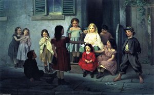 The Teacher — John George Brown