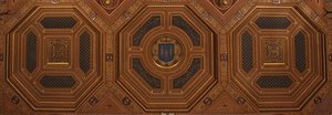 Plafond à 27 caissons de la galerie des Cerfs