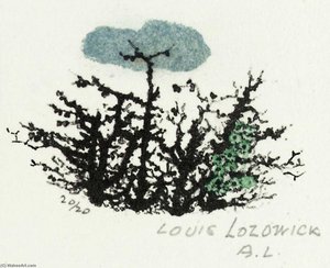 Oval Landscape — Louis Lozowick