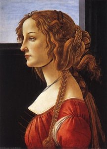 Portrait Of A Young Woman — Sandro Botticelli, Early Renaissance