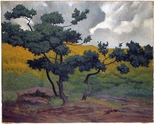Landscape Made In Wood — Félix Vallotton