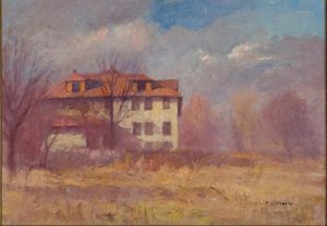 Phi Delta Fraternity House, Iu Campus — Theodore Clement Steele