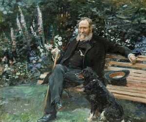 Daniel Tomkins Y Su Perro — Sir Alfred James Munnings
