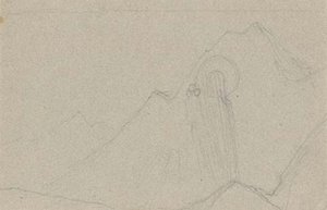 Cursory Sketch Of Figure Of A Saint — Nicholas Roerich
