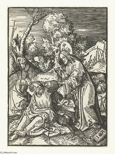 Christ Awakens The Sleeping Disciples — Jacob Cornelisz Van Oostsanen