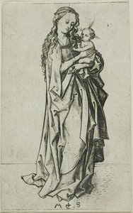 Small Standing Madonna And Child — Martin Schongauer