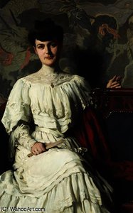 Portrait Of Marthe Hientz — Thomas Pollock Anshutz