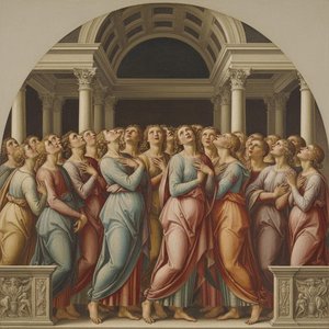 Celestial Convergence In Ochre And Rose — Marc Duvallier