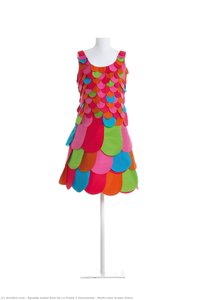 Multi-color Scales Dress — Águeda Isabel Ruiz De La Prada Y Sentmenat