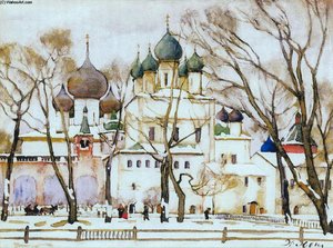 The Cathederal In Rostov The Great — Konstantin Yuon