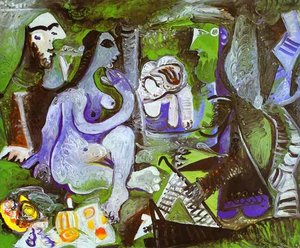 Luncheon On The Grass. After Manet — Pablo Picasso