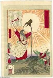 Emperor Jinmu — Tsukioka Yoshitoshi