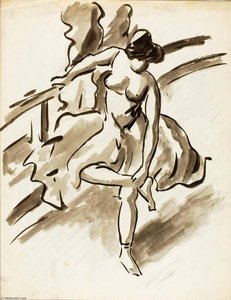 Standing Female Dancer — Carl Newman
