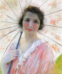 Lady With A Parasol — Robert Lewis Reid