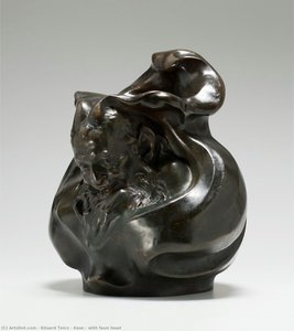 Vase - With Faun Head — Eduard Telcs