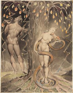 La Tentación Y La Caída De Eva — William Blake, Romantic Symbolism