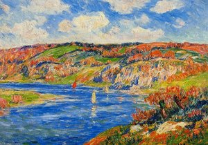 Riviere De St. Pautrice, Finistere — Henri Moret