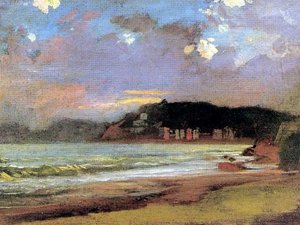 Bay In Livorno. Sunset — Nikolai Ge