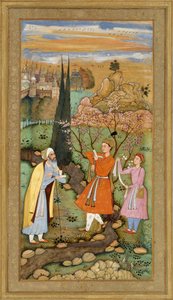 Leaf From The Muraqqa Gulshan — Ali Quli Istajlu