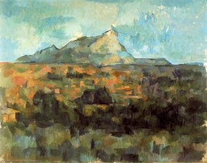 Mont Sainte-victoire Seen From Les Lauves (switzerland) — Paul Cézanne, Post-impressionism