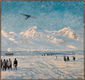 Return Of Byrd And Bennett From North Pole — Frank Wilbert Stokes
