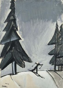 The Skier — Mario Sironi