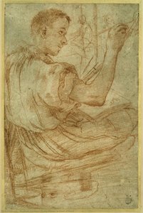 Junger Maler Vor Der Staffelei — Annibale Carracci