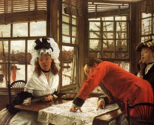 English An Interesting Story — Jacques Joseph Tissot, Impressionism
