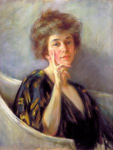Self-portrait In Repose — Alice Pike Barney