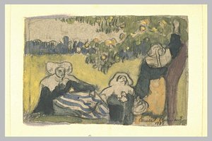 Apple Picking — Émile Bernard
