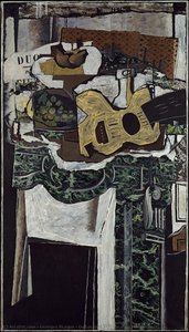 Guitar and Still Life on a Mantelpiece