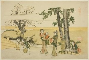 A Wayside Scene — Katsushika Hokusai