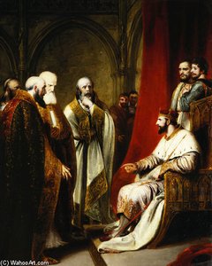 Henry Iii Replying To The Archbishop Of Canterbury — Richard Westall